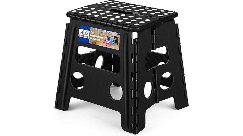 heavy duty plastic foldable stool