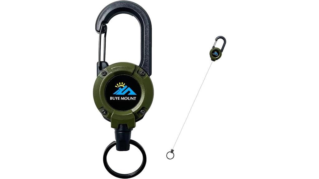 heavy duty retractable keychain
