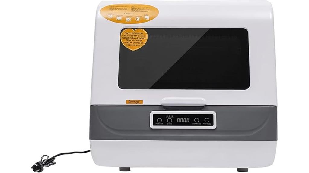 high power compact dishwasher