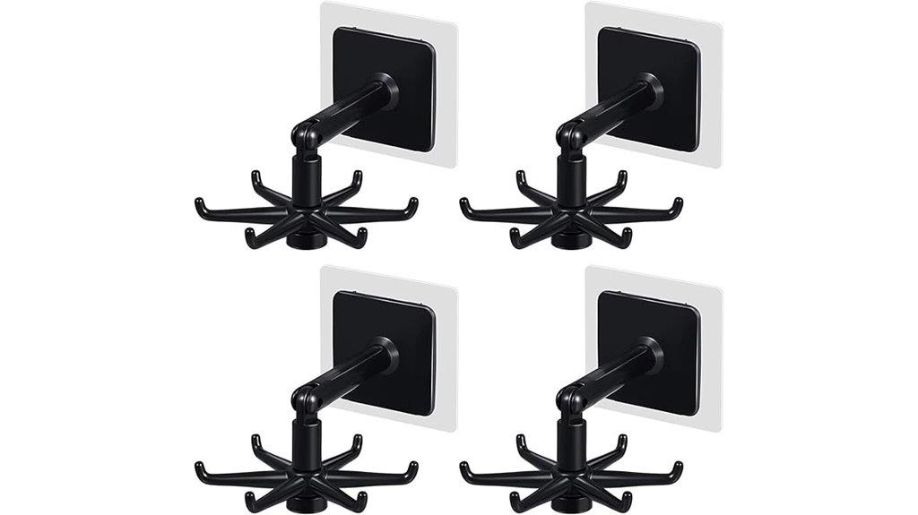kitchen and bathroom hook organizer