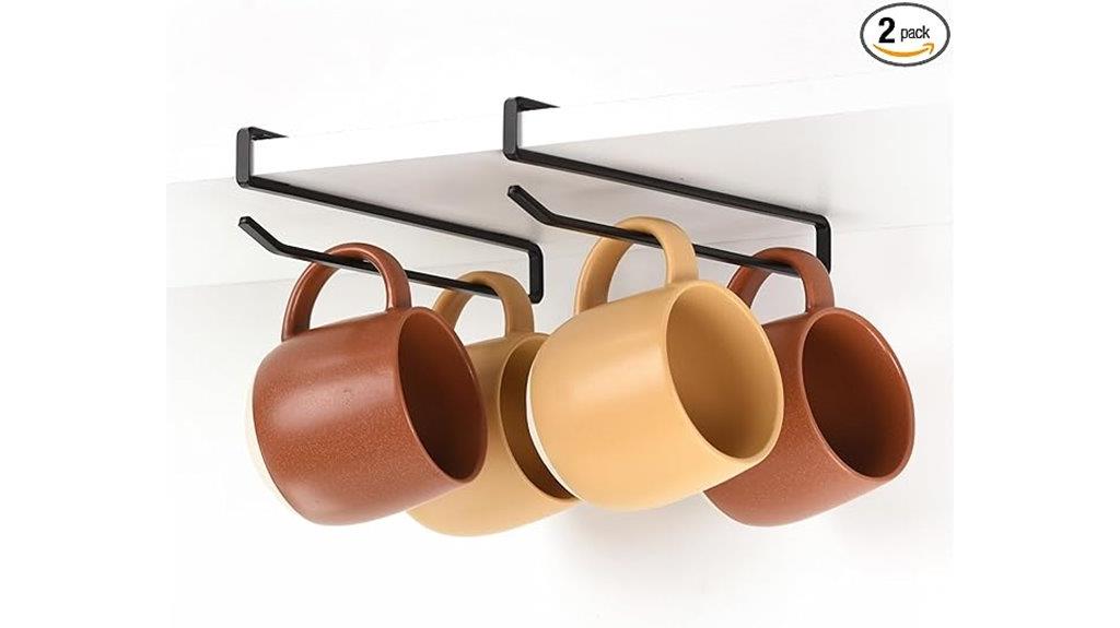 kitchen cabinet mug hangers