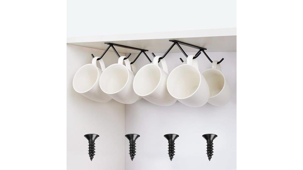 kitchen cabinet mug hook