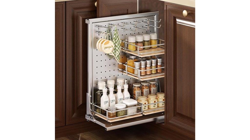 kitchen cabinet pull out shelves