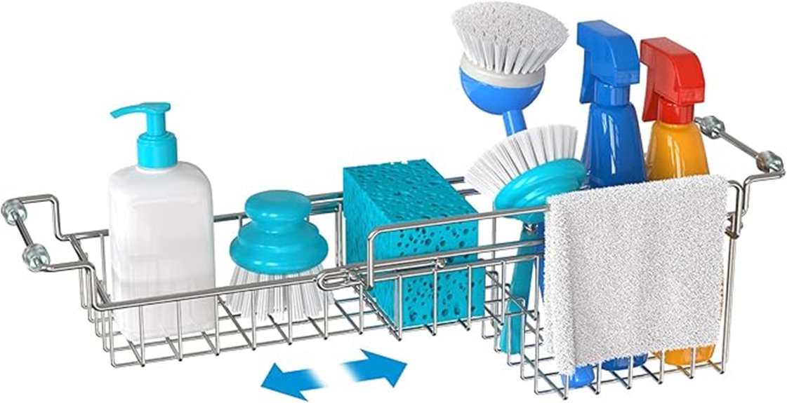 kitchen sink sponge holder