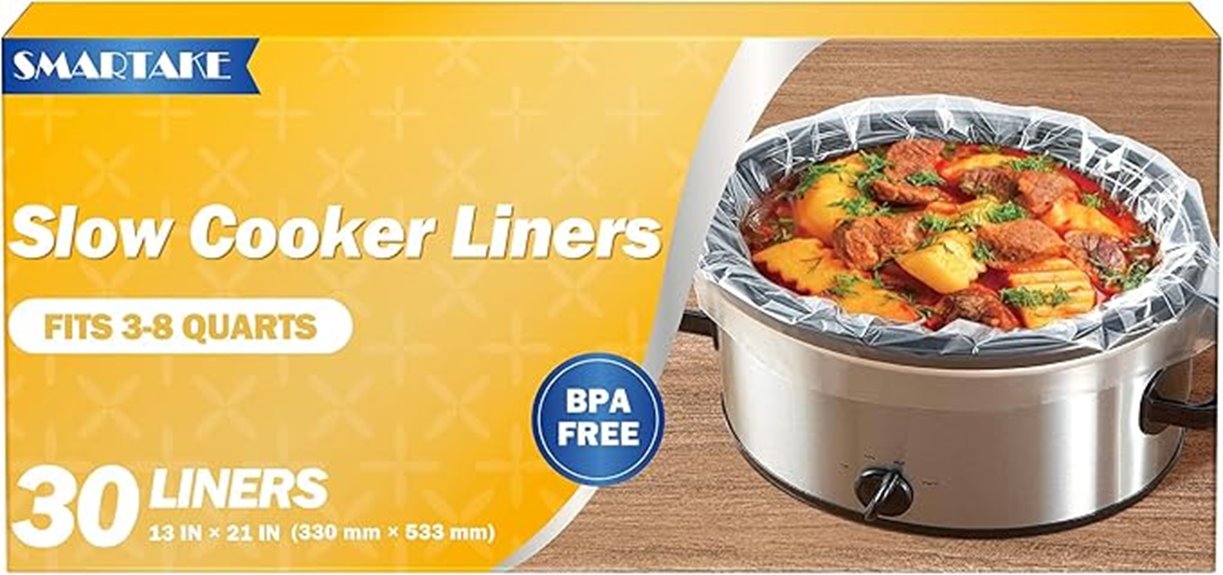 large disposable slow cooker liners