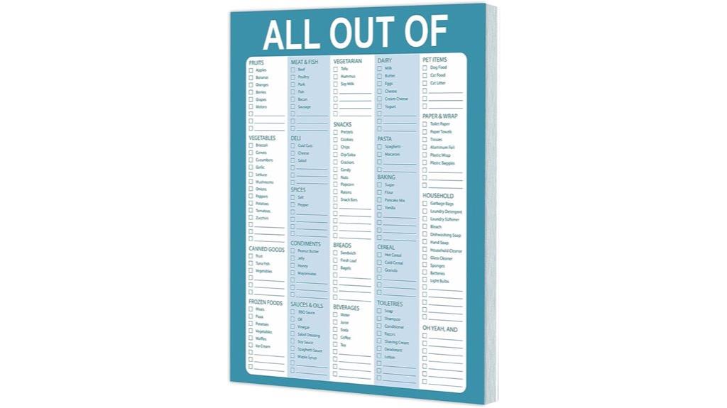 magnet pad for groceries