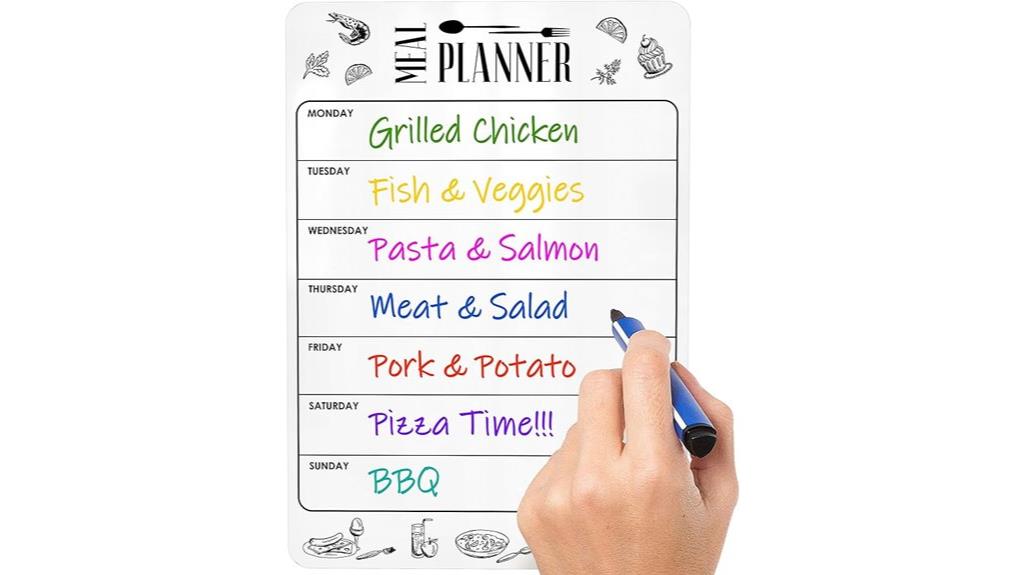 magnetic a4 meal planner
