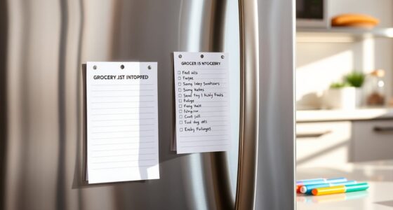 magnetic grocery list notepads