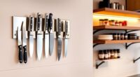 magnetic knife shelf options