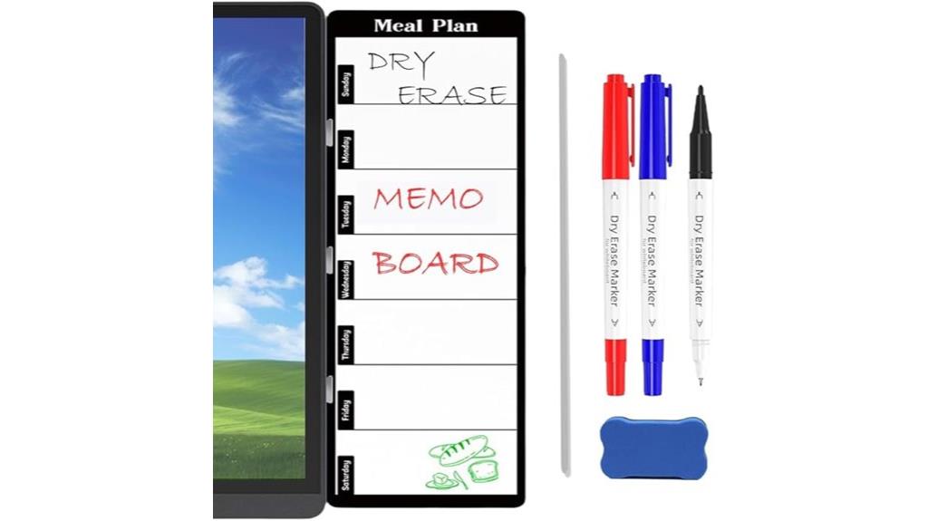 magnetic memo board set