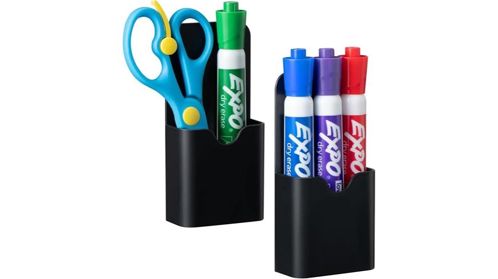 magnetic pen holders pair