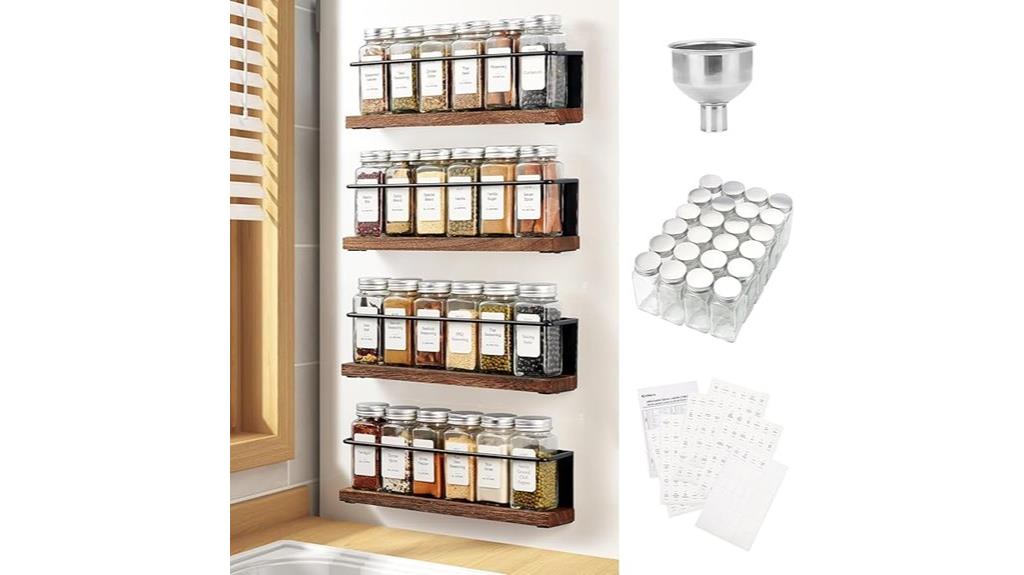 magnetic spice jar set