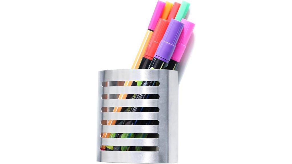 magnetic steel pen holder