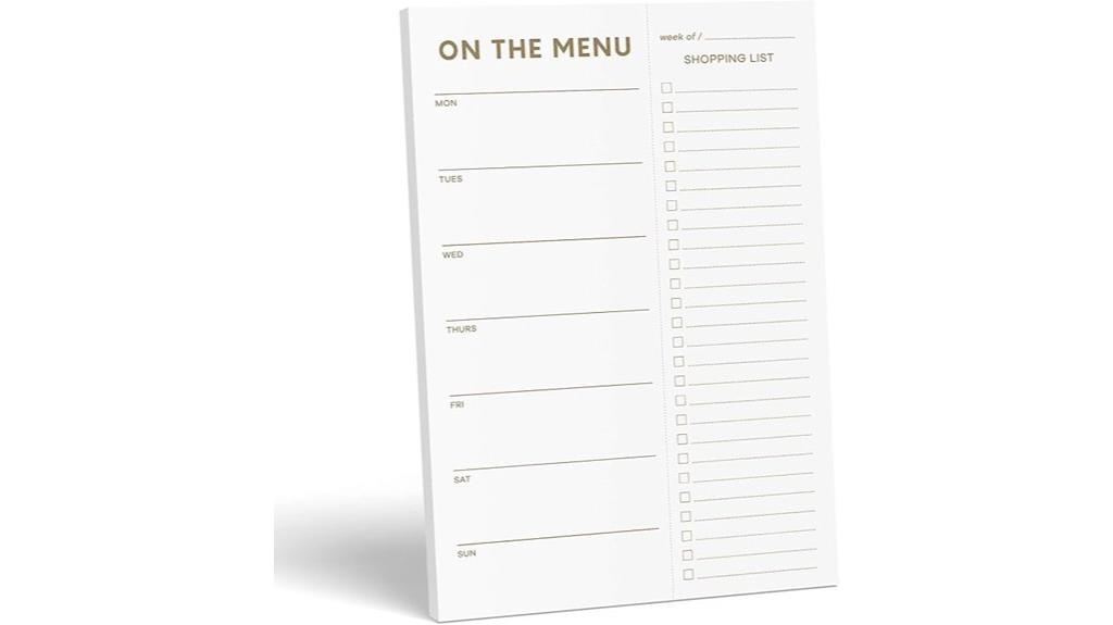 meal planning and grocery list