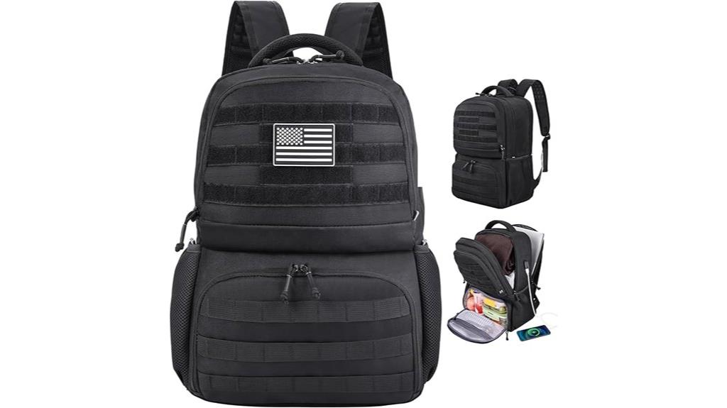 men s laptop lunch backpack