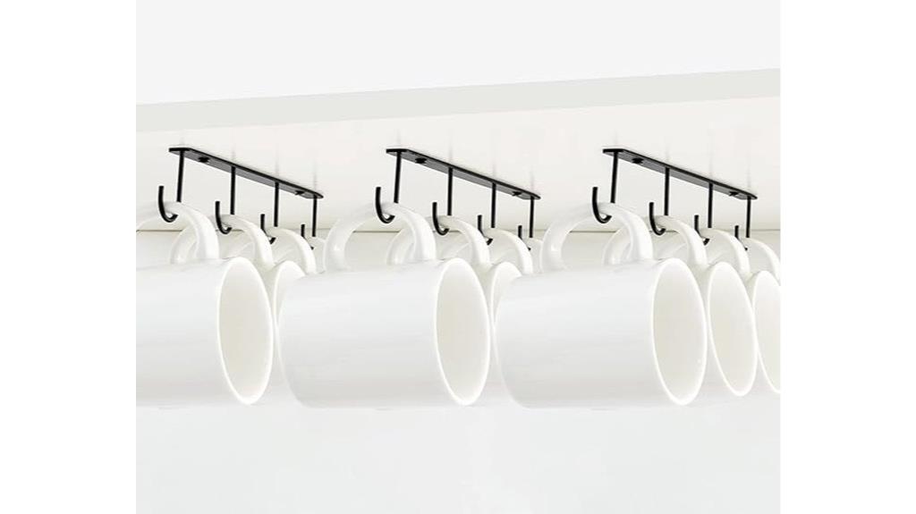 metal mug hook set