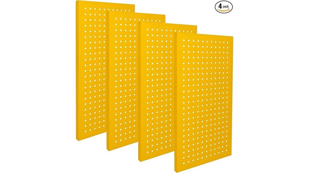 metal pegboard organizer kit
