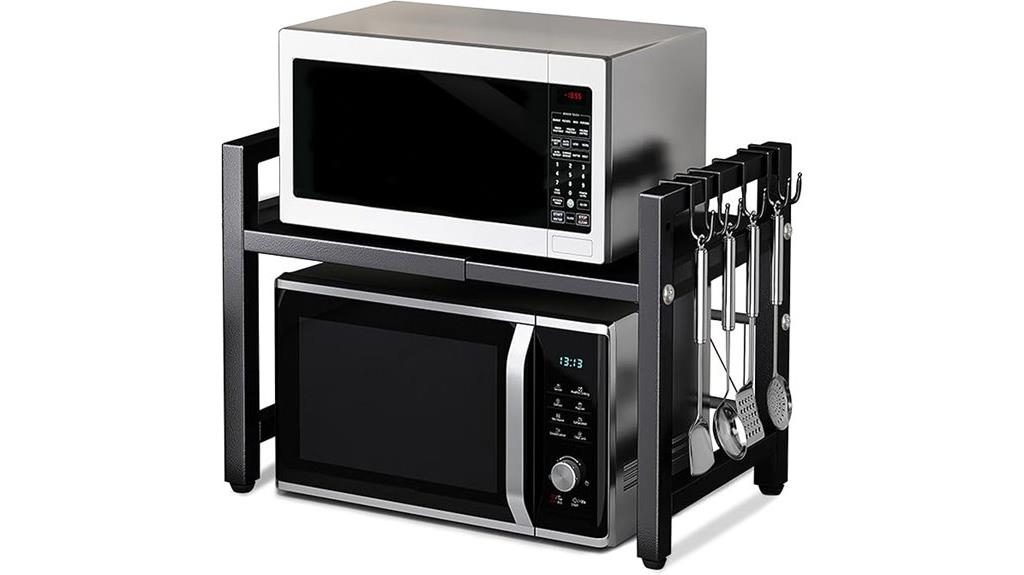 microwave kitchen counter organizer