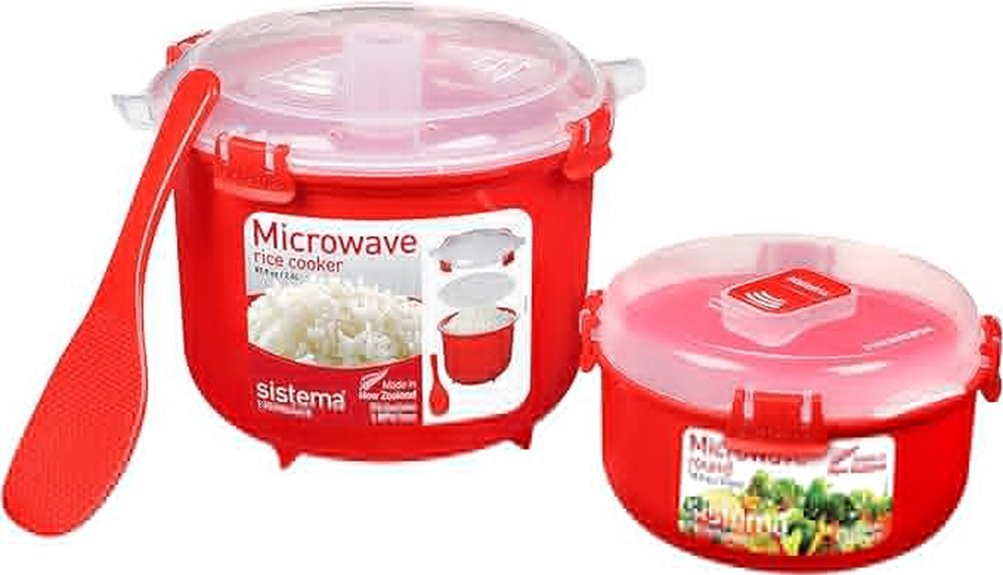 microwave rice cooker bowl