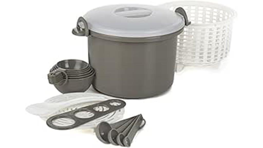 microwaveable rice and pasta set