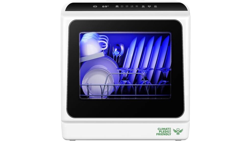 mini portable countertop dishwasher
