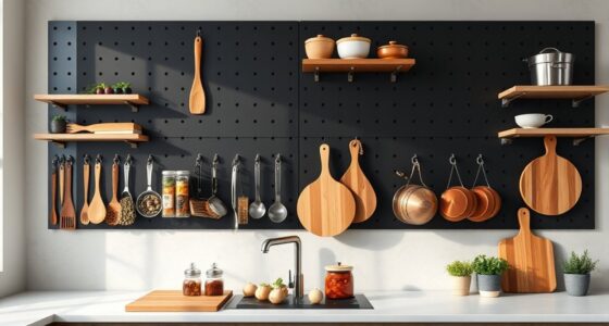 modular kitchen pegboard solutions