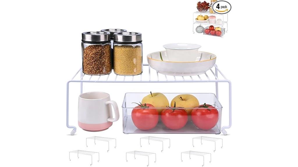 multi level kitchen storage rack