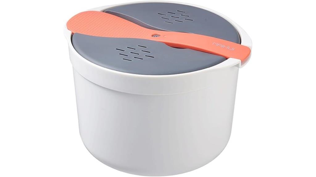 orange 4 piece rice cooker