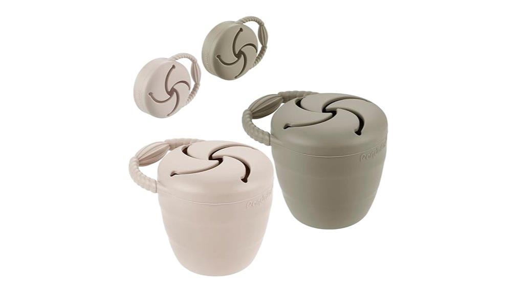 panda ear collapsible snack cups