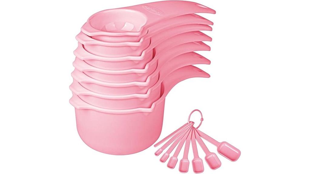 pink 15 piece measuring set