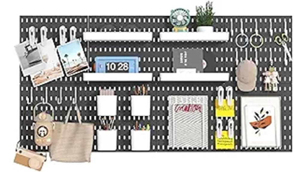 plastic pegboard wall panels