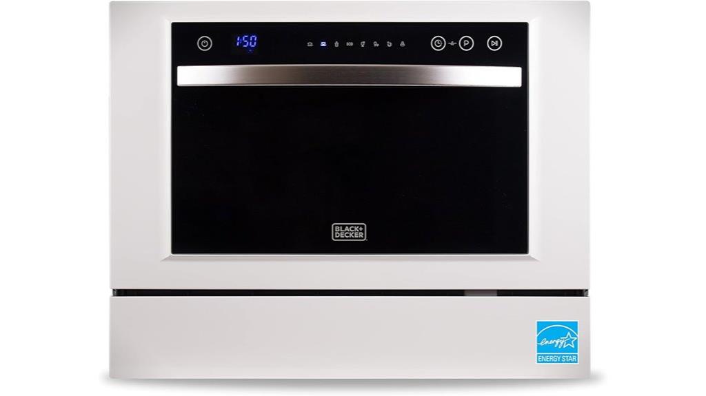 portable 6 place countertop dishwasher
