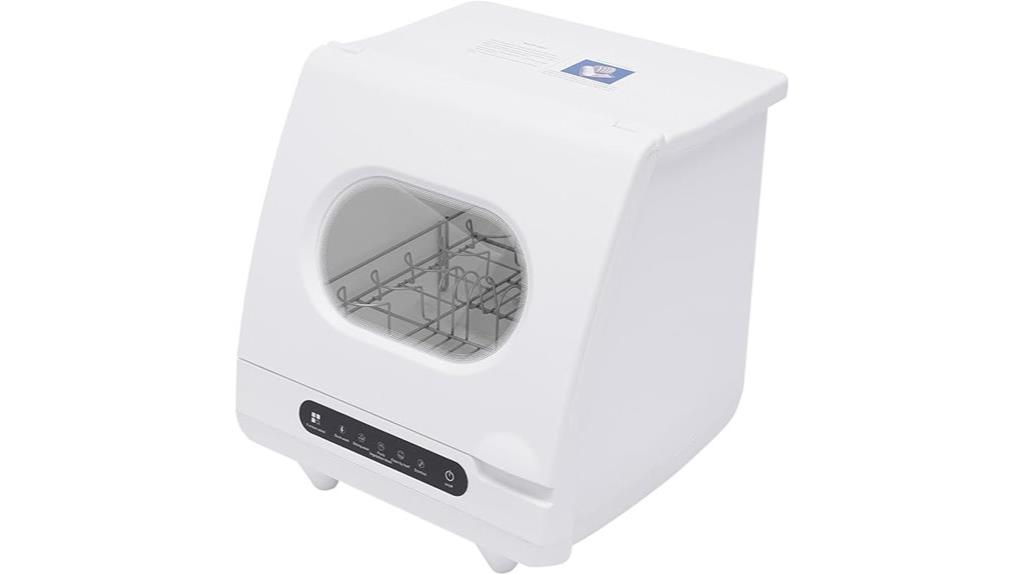 portable 800w countertop dishwasher