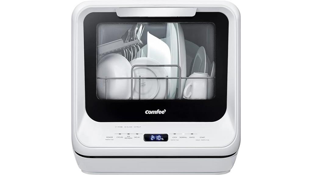 portable countertop dishwasher with 5l tank