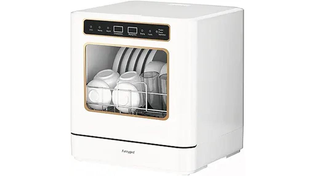 portable dishwasher with multiple cleaning modes