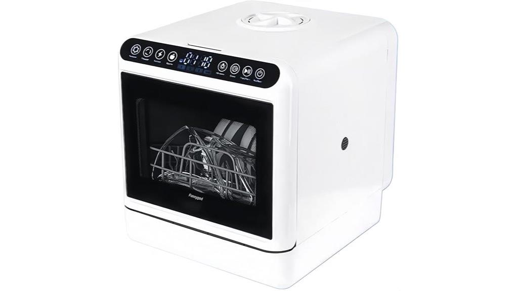 portable dishwasher with multiple washes