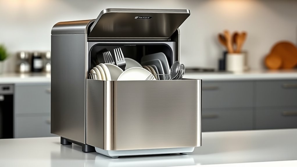 portable dishwashers with removable tops