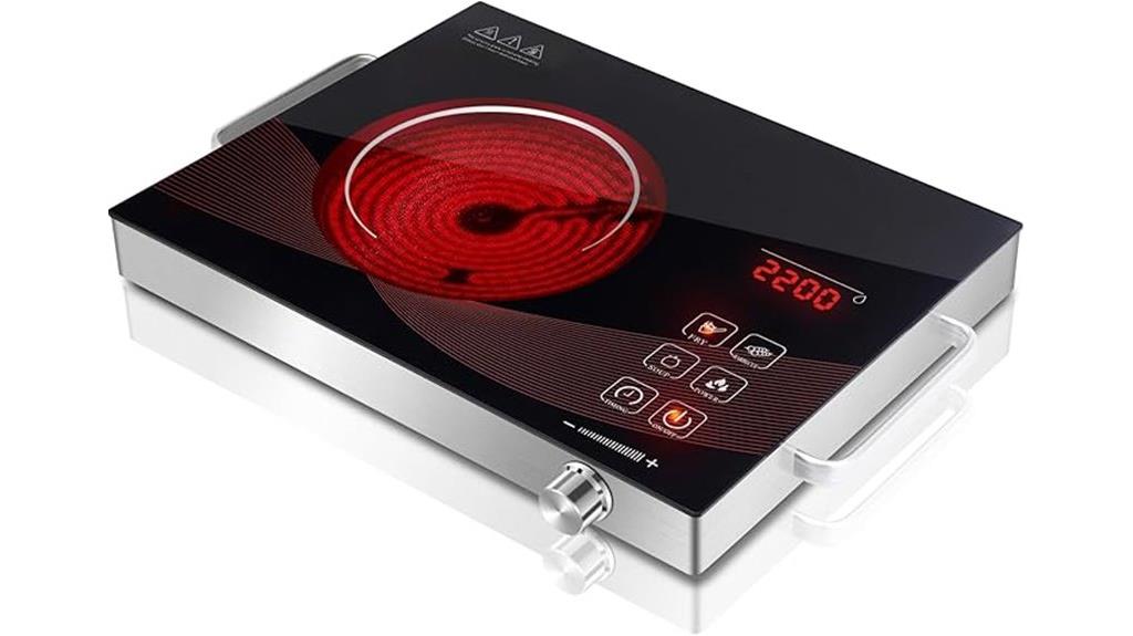 portable infrared electric cooker