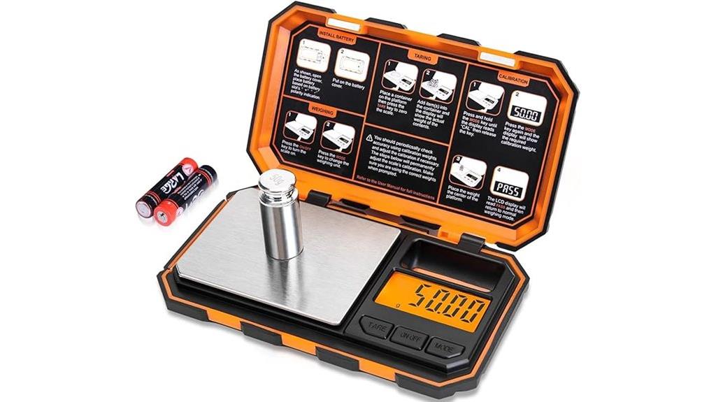 portable precise weight measurement