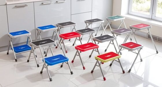 portable safe kitchen stools