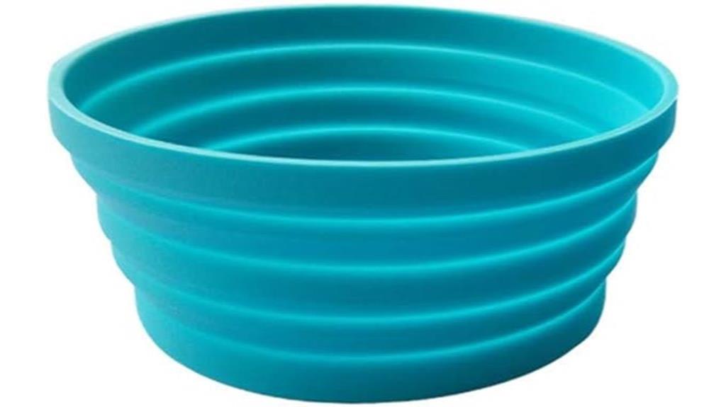 portable silicone travel bowl