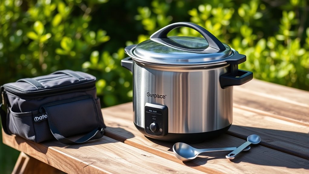portable slow cooker features