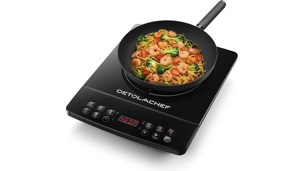 portable touch controlled 1800w