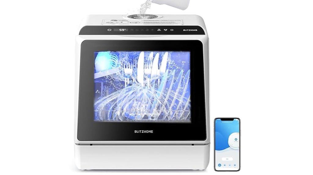 portable wi fi dishwasher features