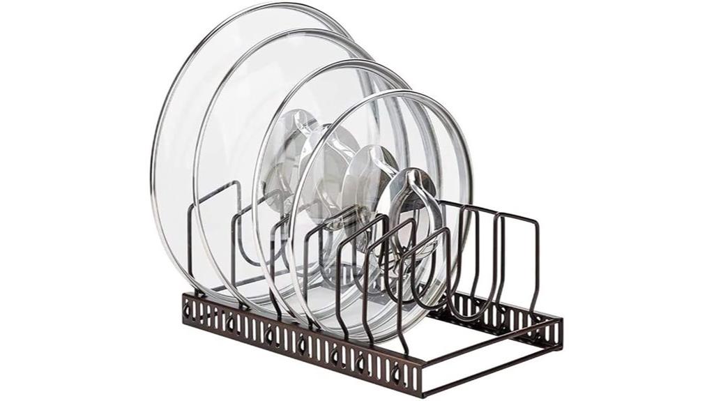 pot lid organizer rack