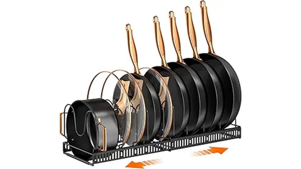 pot pan organizer rack