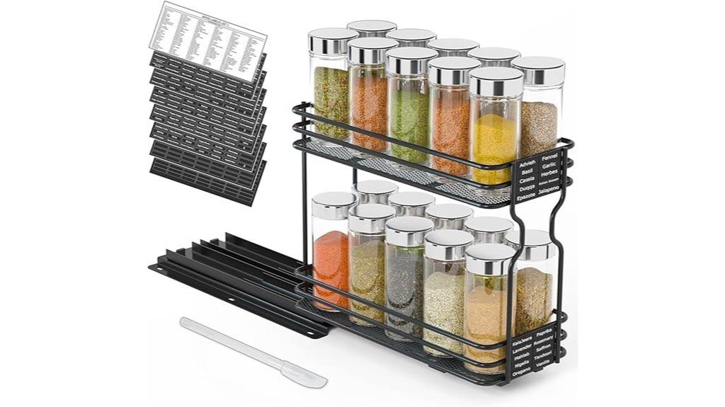 pull out spice rack