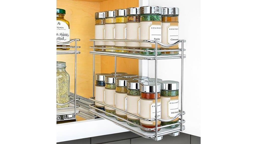 pull out spice rack