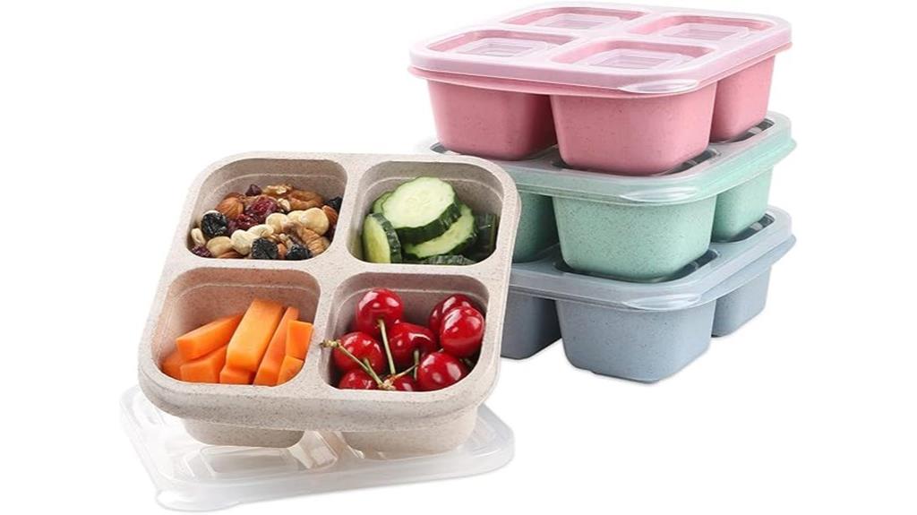 reusable bento snack containers