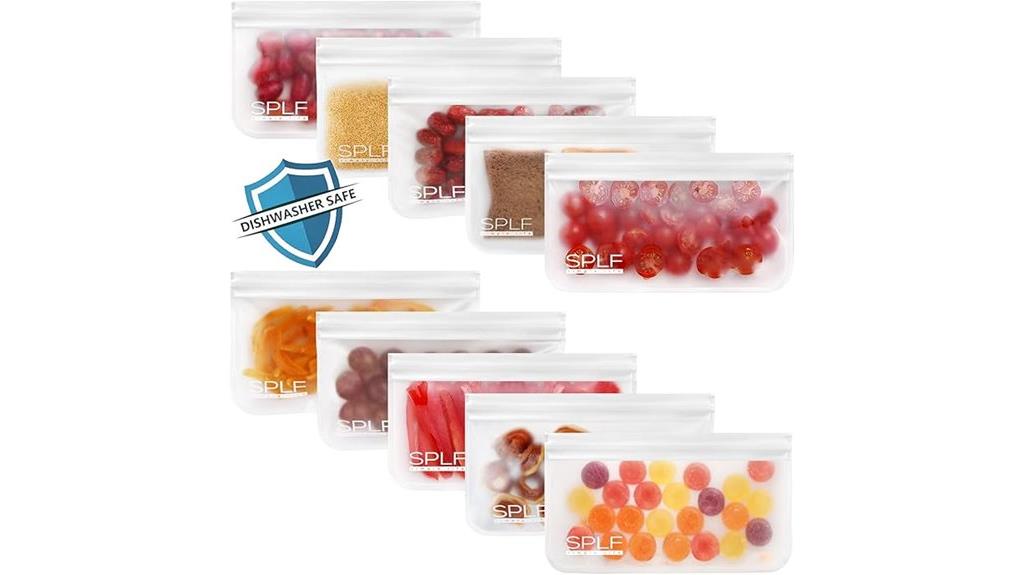 reusable dishwasher safe snack bags